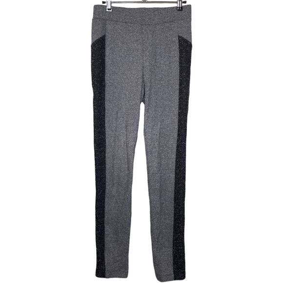Size XXS Eileen Fisher Gray Heather Organic Cotton Knit Pull On Pants - Picture 1 of 8